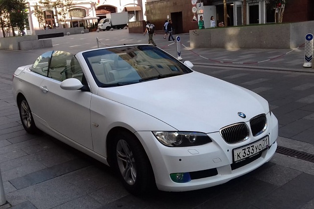 Аренда BMW 3 cabrio на свадьбу – фото 1