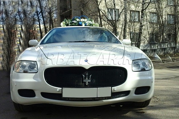 Аренда Maserati QUATTROPORTE на свадьбу – фото 3