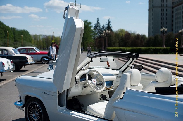 Аренда Ретро-автомобиль Волга Газ 21 кабриолет на свадьбу – фото 4
