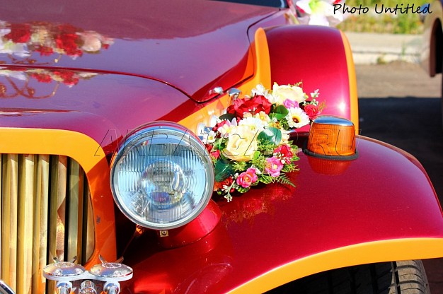 Аренда Ретро-автомобиль Ecalibur Phantom Бордовый на свадьбу – фото 14