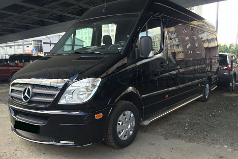 Аренда Автобус Mercedes Benz Sprinter LUX черный на свадьбу