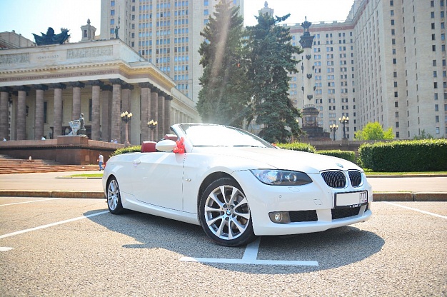 Аренда BMW3 на свадьбу – фото 1