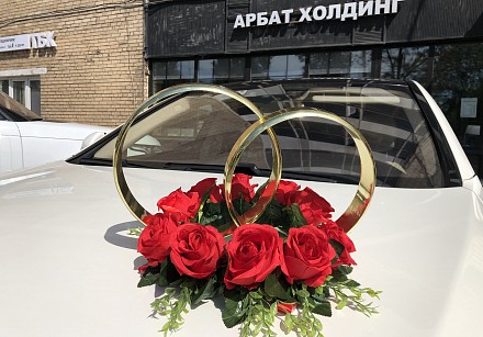 Аренда Комплект красные розы на свадьбу