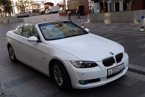 Аренда BMW 3 cabrio на свадьбу