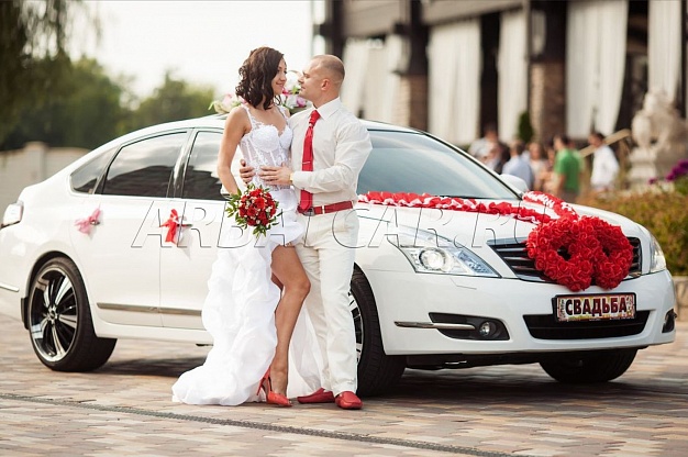 Аренда Nissan Teana на свадьбу – фото 1