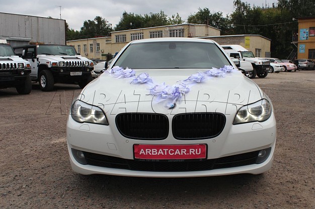 Аренда BMW 5 серии на свадьбу – фото 2