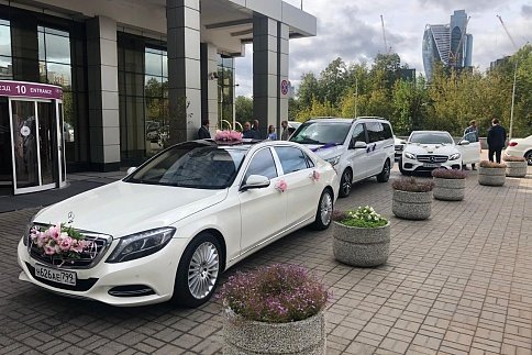 Аренда Кортеж Mercedes-Benz Maybach - E-class - V-class на свадьбу